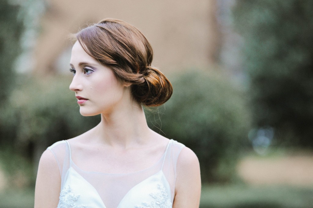 Lakeside wedding hair and makeup style at Bella Cosa Florida